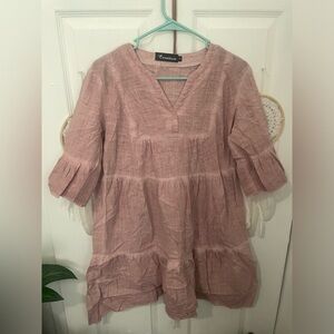 CREATION BEAND PINK DYED DRESS